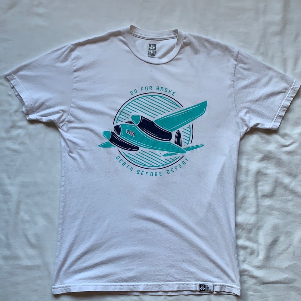 Go for Broke Death Before Defeat 442nd Japanese-American T-Shirt